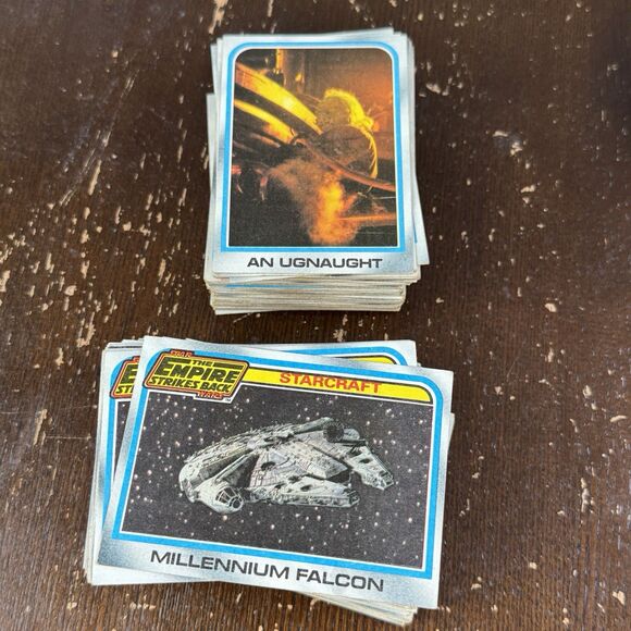 Other - 1980 Star Wars Empire Strikes Series 2 93 Card Partial Set + 66 Duplicates